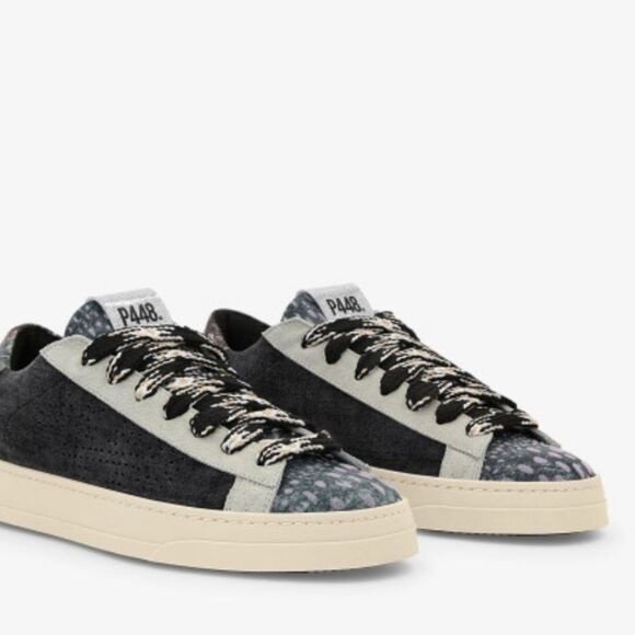 P448 Jack Denim Thea Sneaker- Metallic